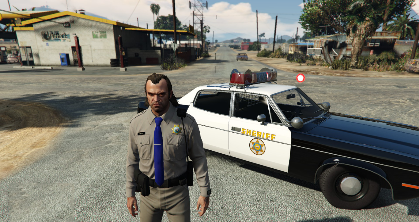 California Highway Patrol Uniform For Trevor GTA5 Mods